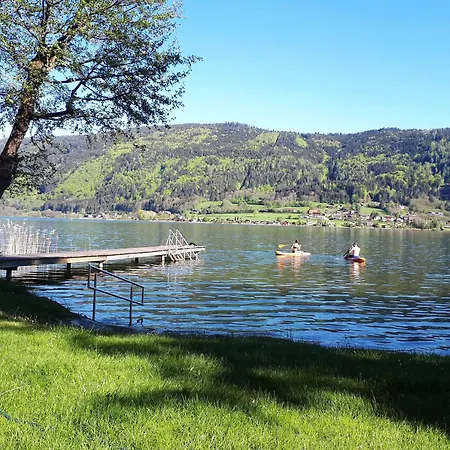 Apartmán Ilse Seeblick Haus Haensel U Gretel Am Ossiacher See, Hallenbad, Skiarena Gerlitzen Manessen