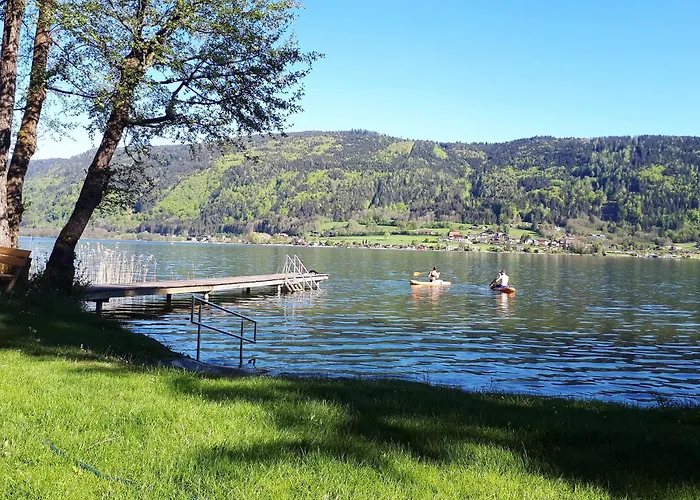 Apartament Ilse Seeblick Haus Haensel U Gretel Am Ossiacher See, Hallenbad, Skiarena Gerlitzen Manessen